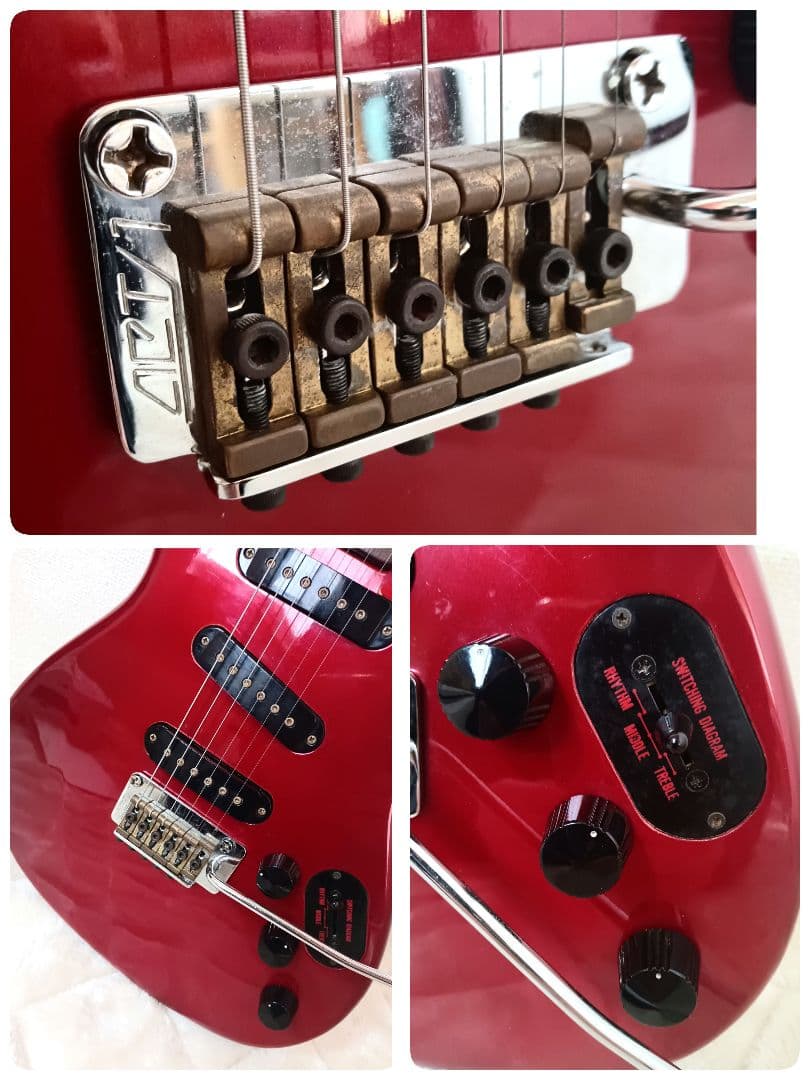 AriaProⅡ Eliteエレキギター マツモク 日本製 SSS ストラト