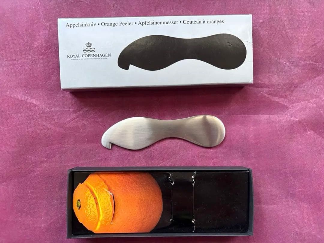 ロイヤルコペンハーゲン　ペーパーナイフ&オレンジピーラー