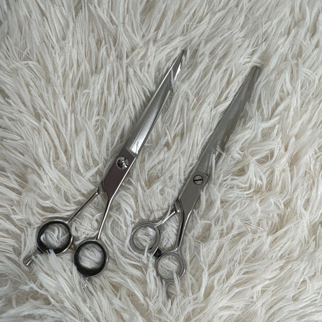 トリミング　シザー　犬用　2点セット