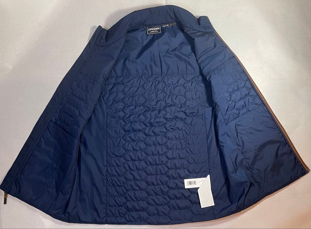 FORD&SPYDER メンズ ベスト ネイビー/ブラウン 新品タグ付き