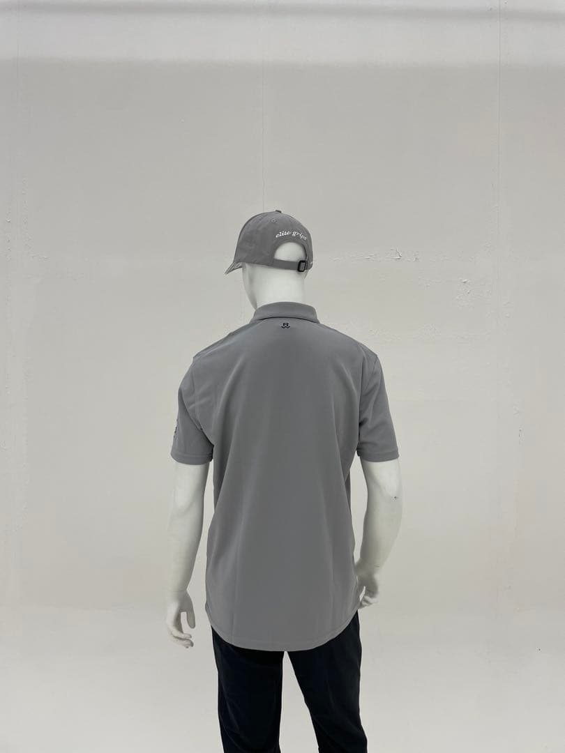 エリートグリップ　無地半袖ポロシャツ　グレー　L 新品