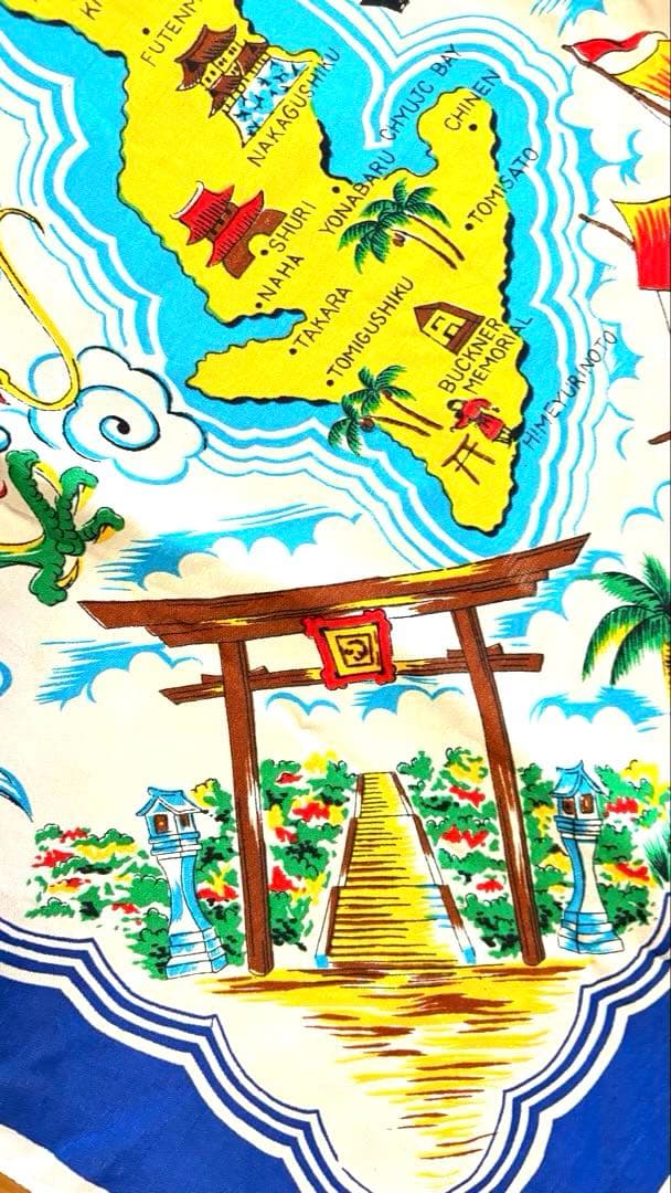 沖縄スーベニアスカーフ OKINAWA Souvenir Scarf 60s
