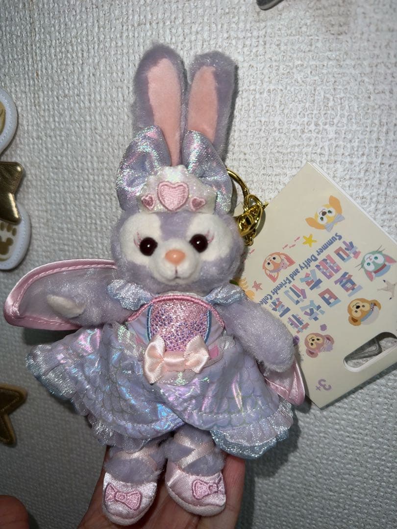 新作　上海ディズニー　サマーシリーズ　ステラルークッキー　キーチェーン