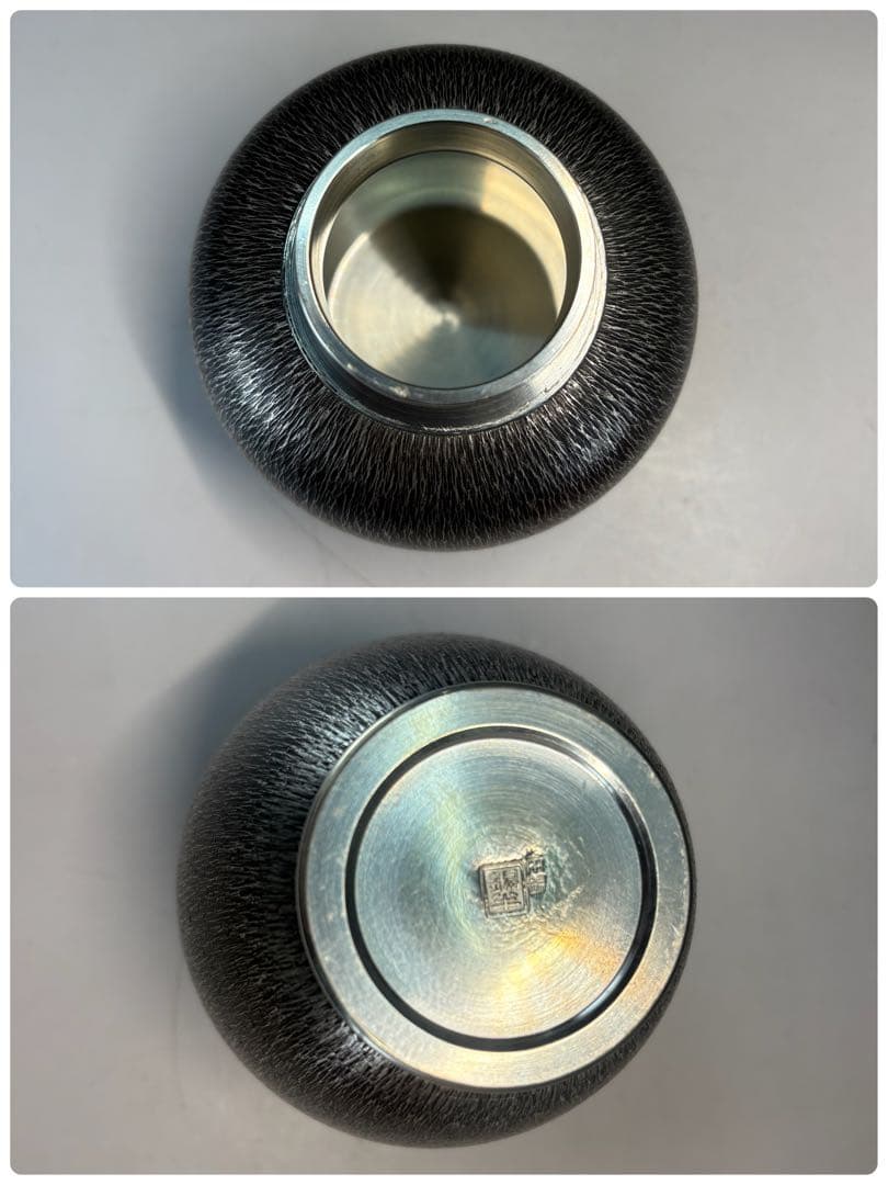 【中古品】錫製　茶壷