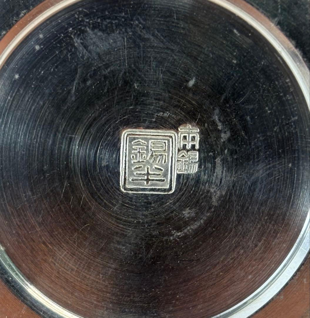 【中古品】錫製　茶壷