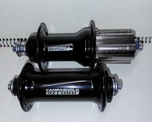 CAMPAGNOLO RECORD ハブ 前後セット 黒 32H