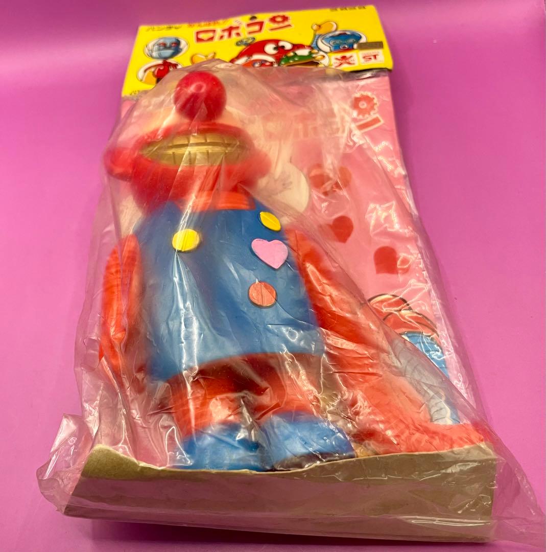 ロボパー がんばれロボコン 旧バンダイ ソフビ人形 デッドストック未開封袋入新品