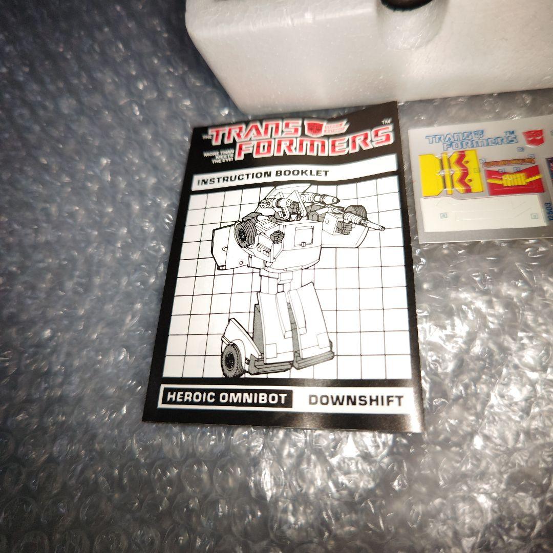 トランスフォーマー　カムシャフト　シール未使用