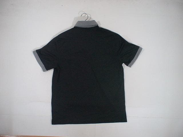 74737　ナイキゴルフ　半袖ポロシャツ　黒　サイズL