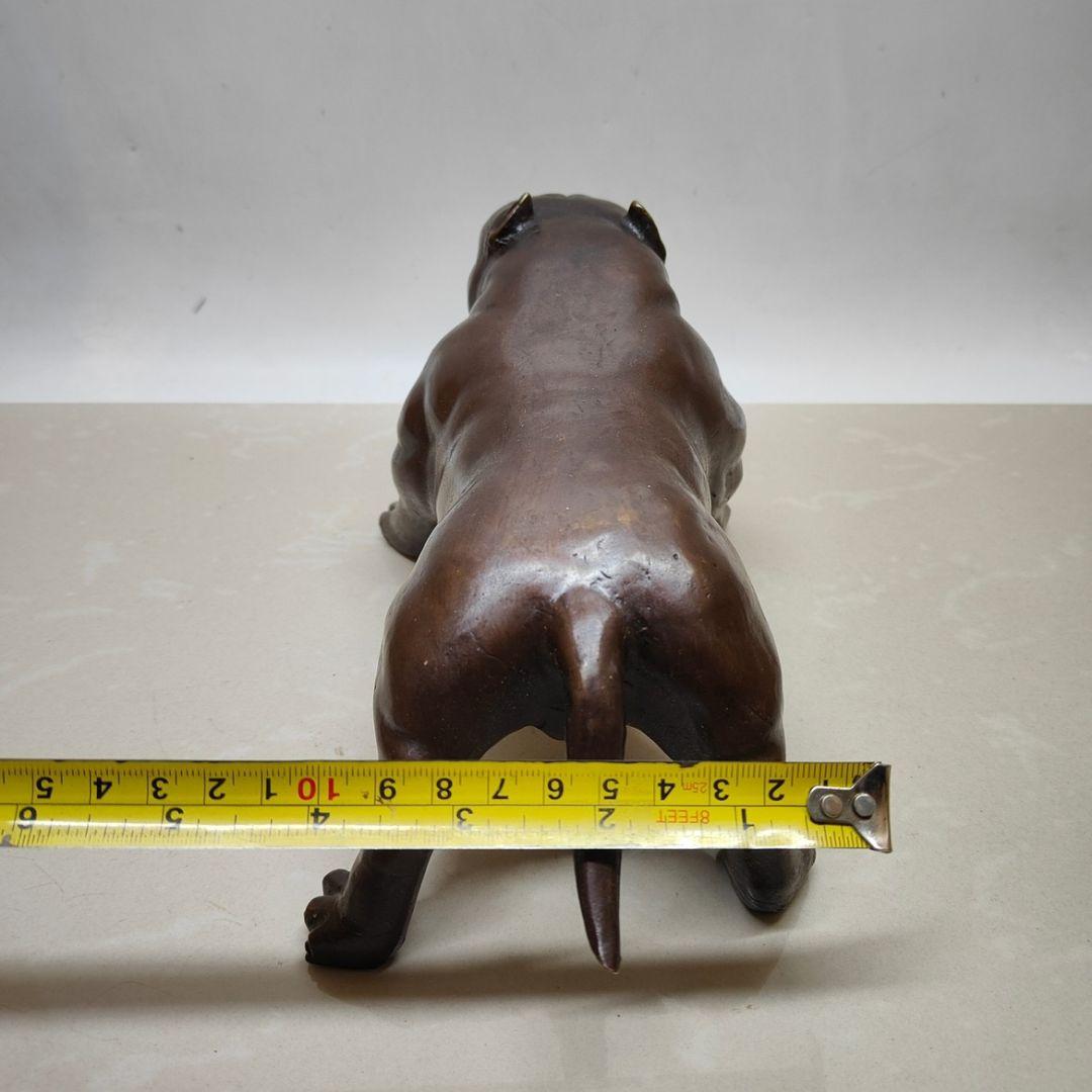 銅器 悪覇犬 茶道 茶寵 集財 旺財 卓上 置物 装飾品 工芸品