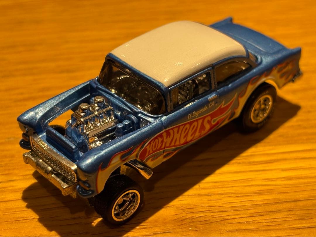 ホットウィール　'55 シェビー ベルエア ギャッサー　ディスプレイケース付属品