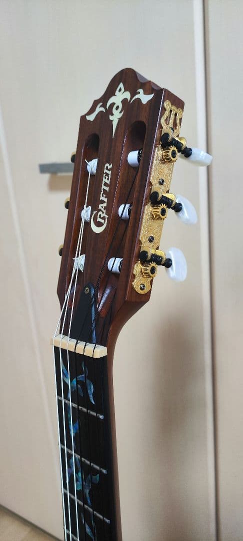 Crafter アコースティックギター ブラック セミハードケース付き