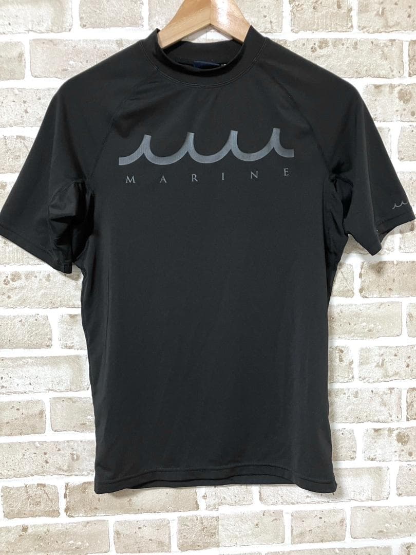 【24時間以内/早い者勝ち】ムータマリン メンズ 半袖 モックネックシャツ S