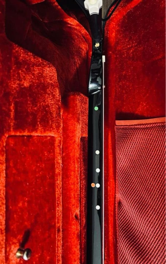 沖縄三線　本蛇皮張り　ケース付