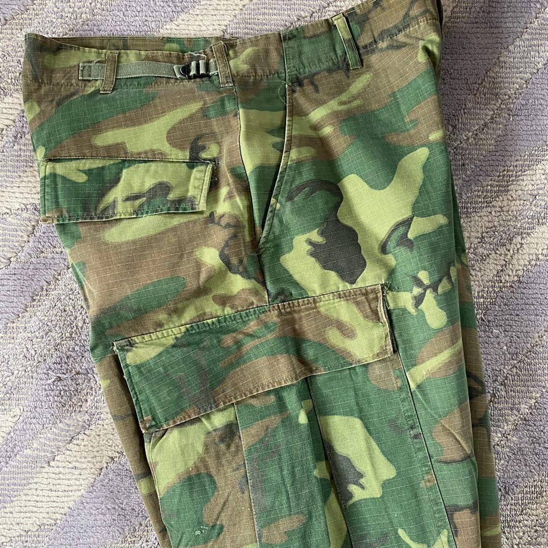 US ARMY米軍実物ジャングルファティーグパンツグリーンリーフM65M51