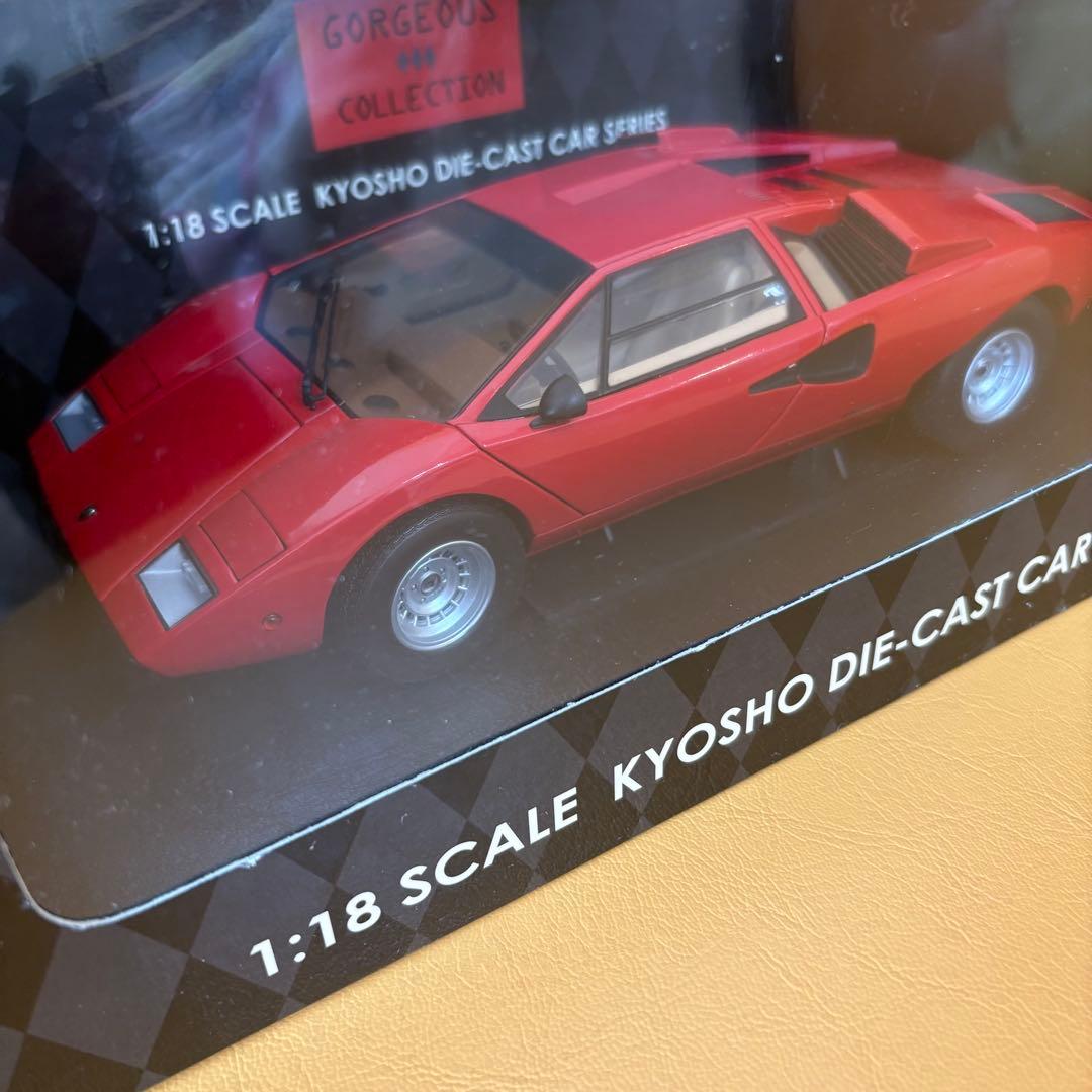 京商 1/18 ランボルギーニ カウンタックLP400 赤