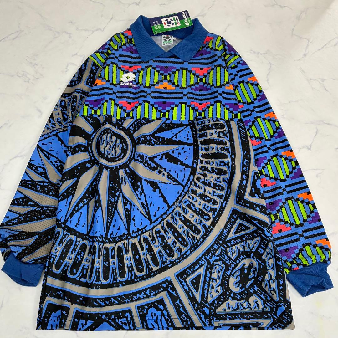 タグ付き＆訳あり　lotto　キーパーシャツ　90年代 ヴィンテージ　イタリア製