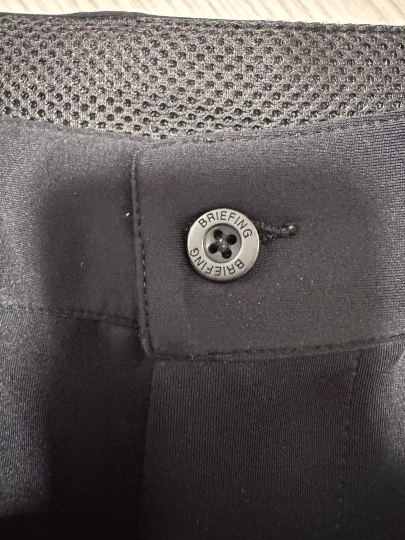 BRIEFING ブラックジョガーパンツ　S