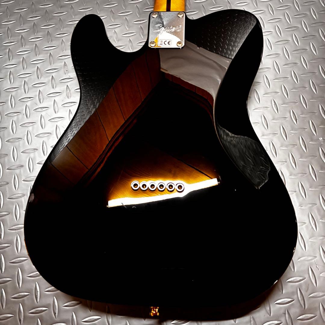 Squier TELECASTER DELUXE ブラック 純正ソフトケース付属