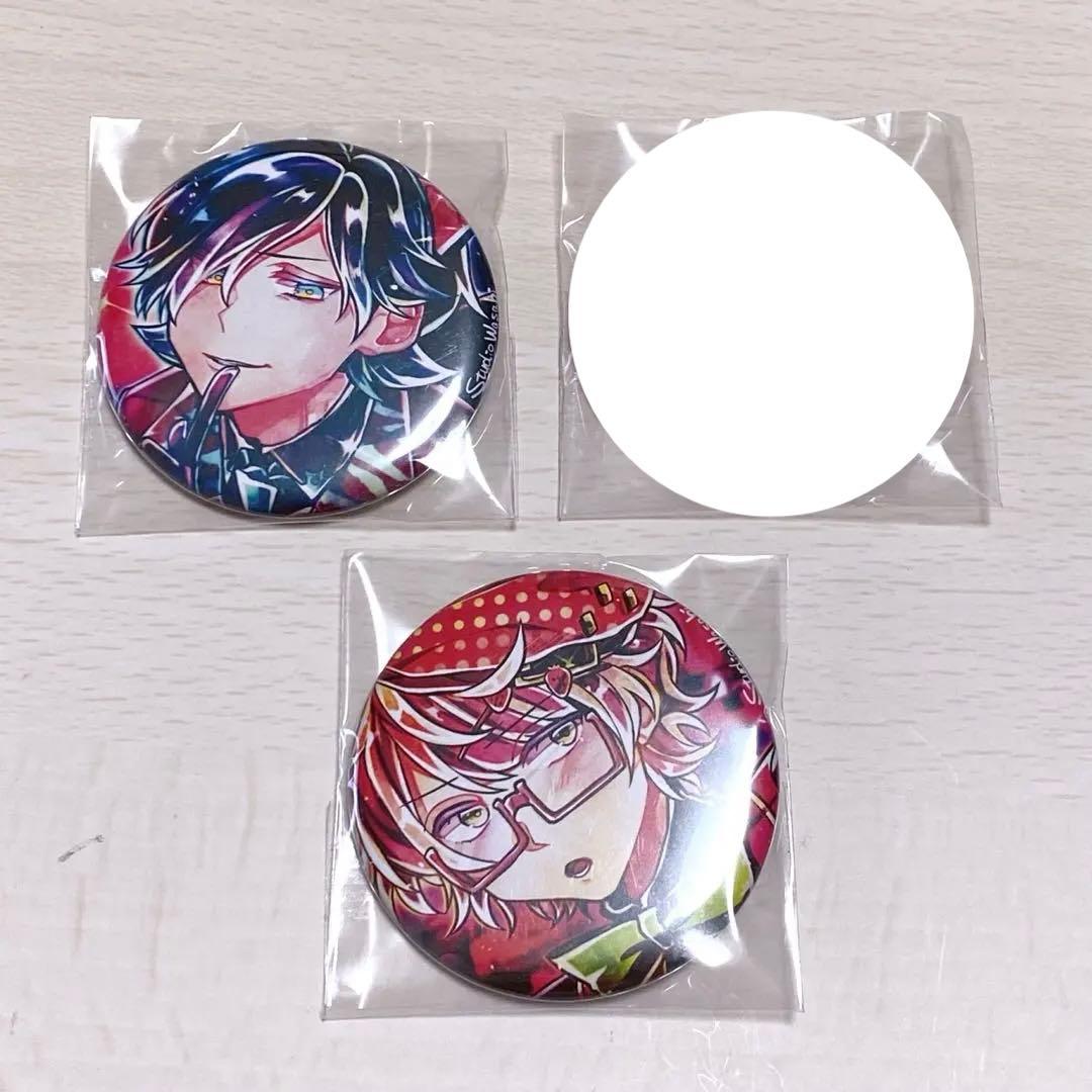 わさびゲーム 狼ゲーム 新村コウ 霜月ユキナリ 缶バッジ