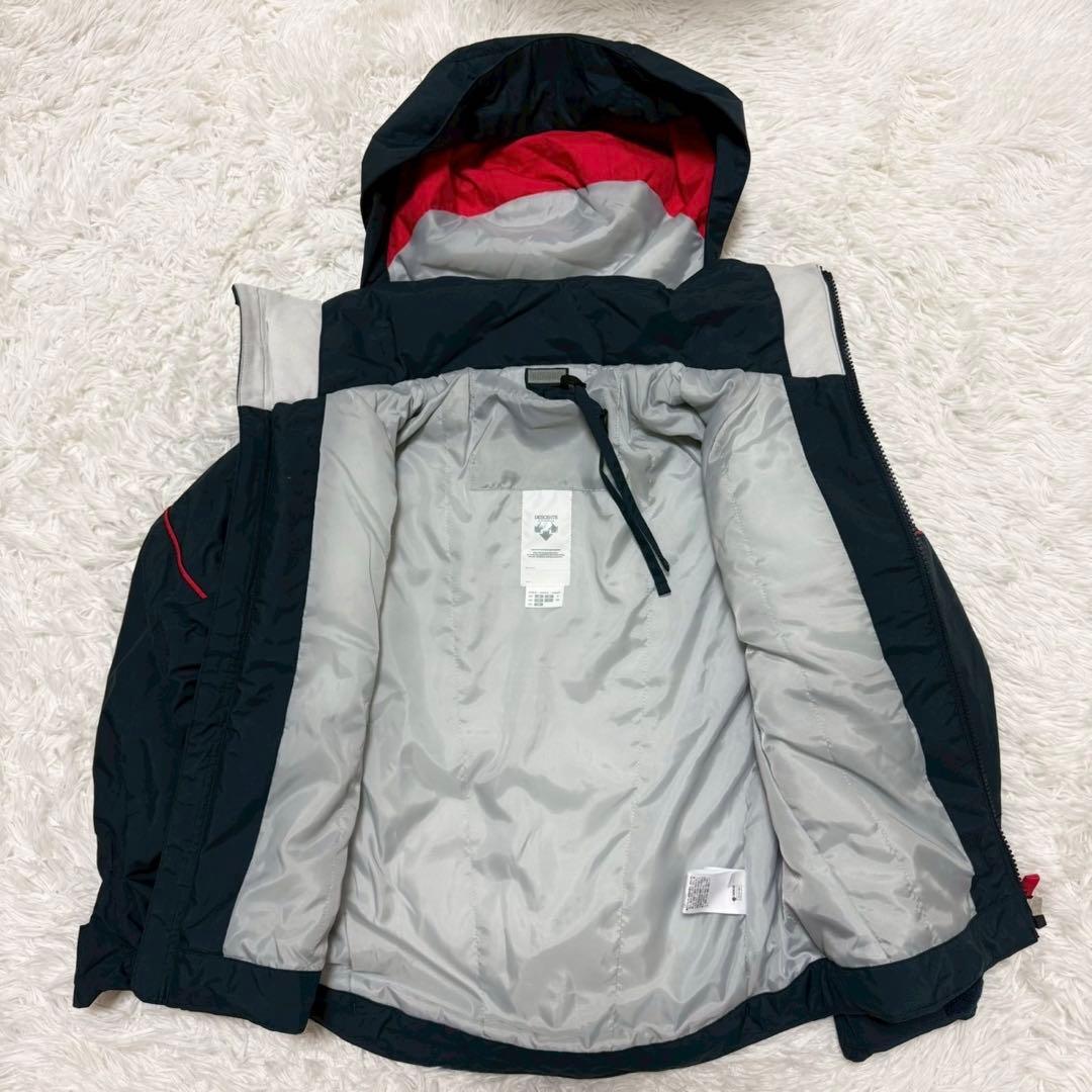 高年式✨デサント スキーウェア セットアップ HEAT NAVI 130cm 赤