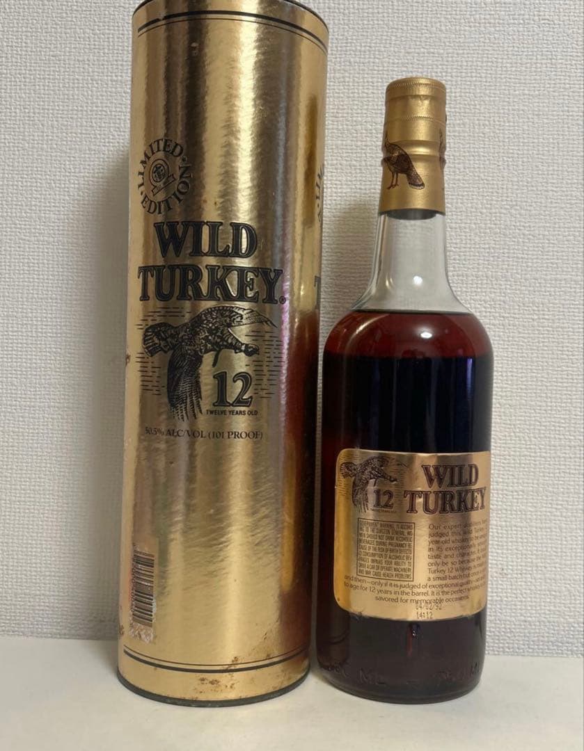 ワイルドターキー12年リミテッドエディションゴールドラベル750ml 50.5%