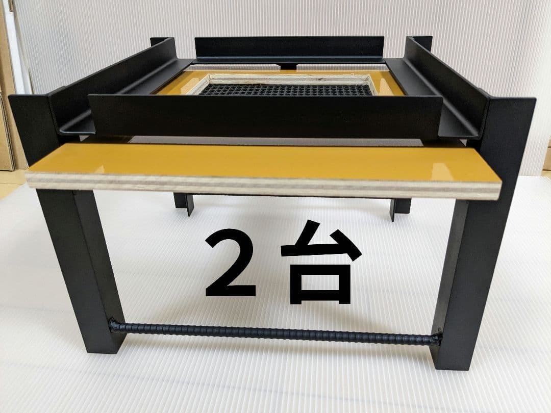 いっしー枠　重箱式巣箱台　２台　ニホンミツバチ　鉄製台