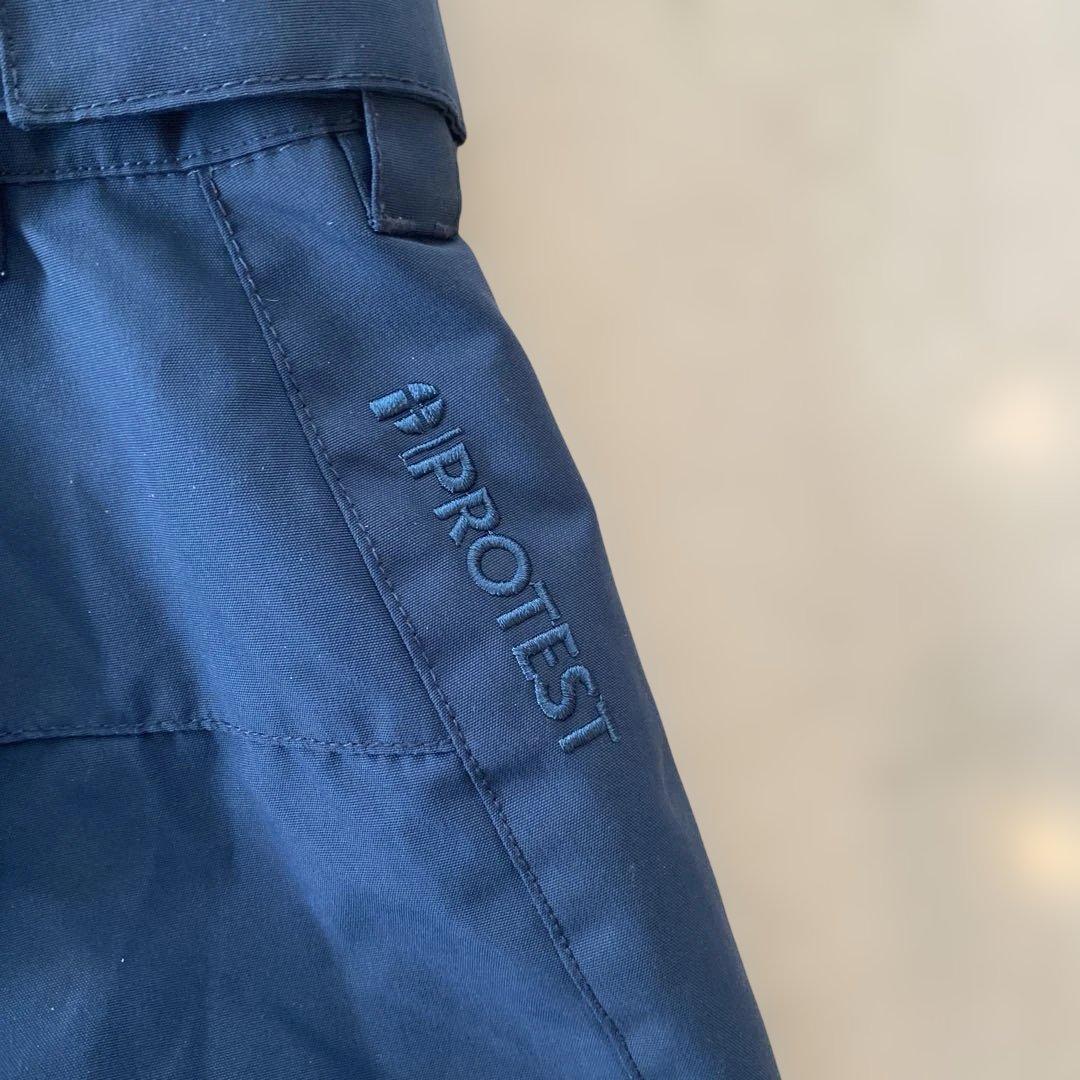 PROTEST 152 ネイビー サスペンダー付きスキーウェア