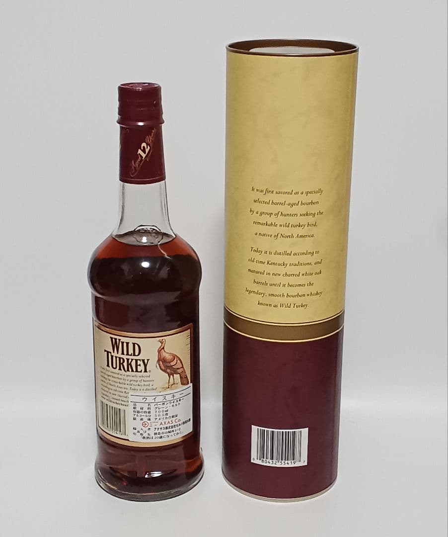 ワイルドターキー12年　旧ボトル　旧ラベル　終売品