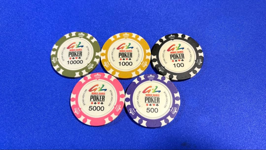 ポーカーチップセット945枚 アタッシュケース チップラック