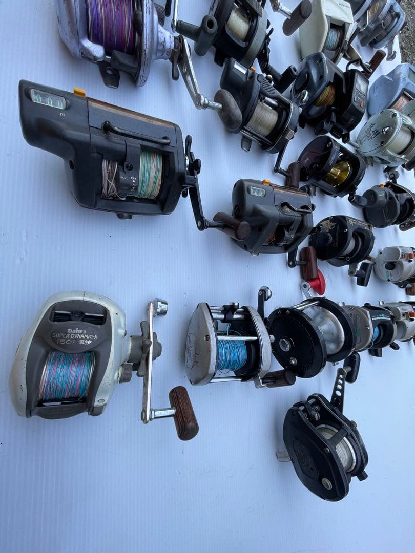ダイワ　シマノ　RYOBI 両軸リール　船釣り　棚センサー　早技