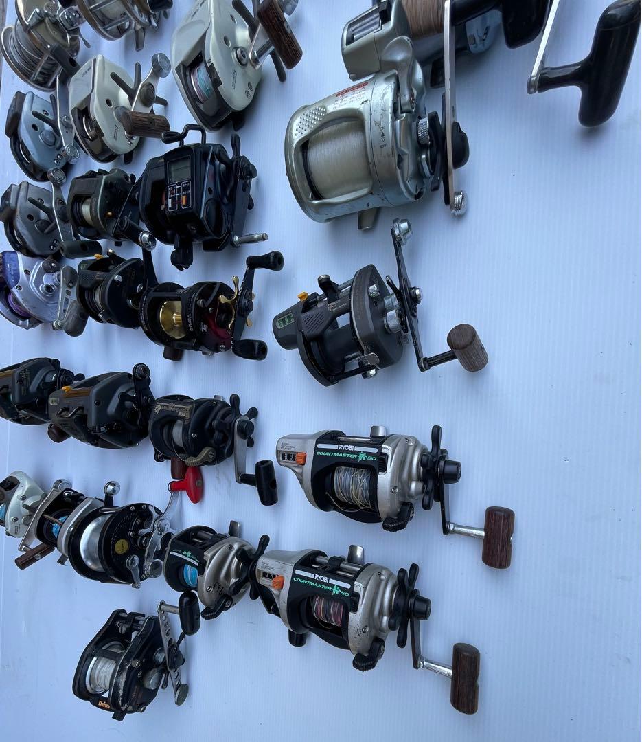 ダイワ　シマノ　RYOBI 両軸リール　船釣り　棚センサー　早技