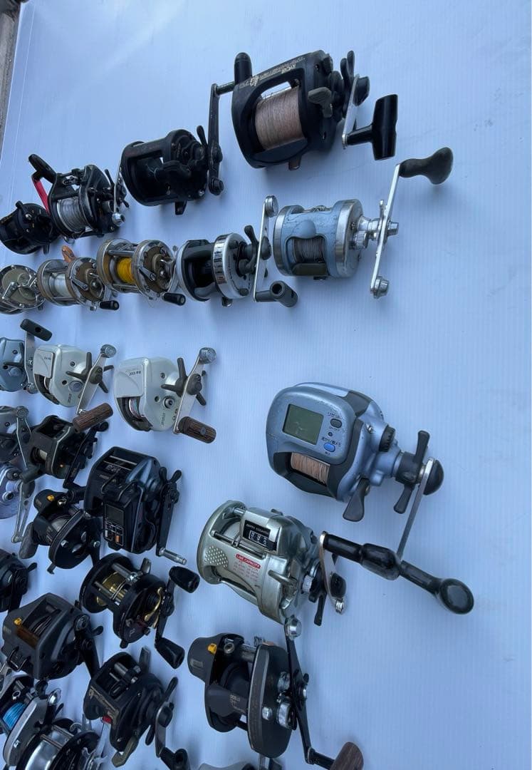 ダイワ　シマノ　RYOBI 両軸リール　船釣り　棚センサー　早技