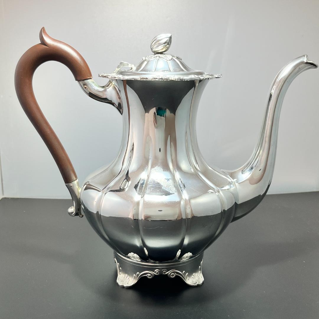 【John Batt & Co 】 メロンフォルムのコーヒーポット