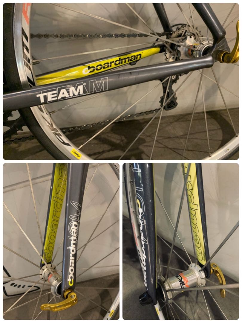 【送料込】英国ブランドbordmanロードバイク◆状態良！シマノ105