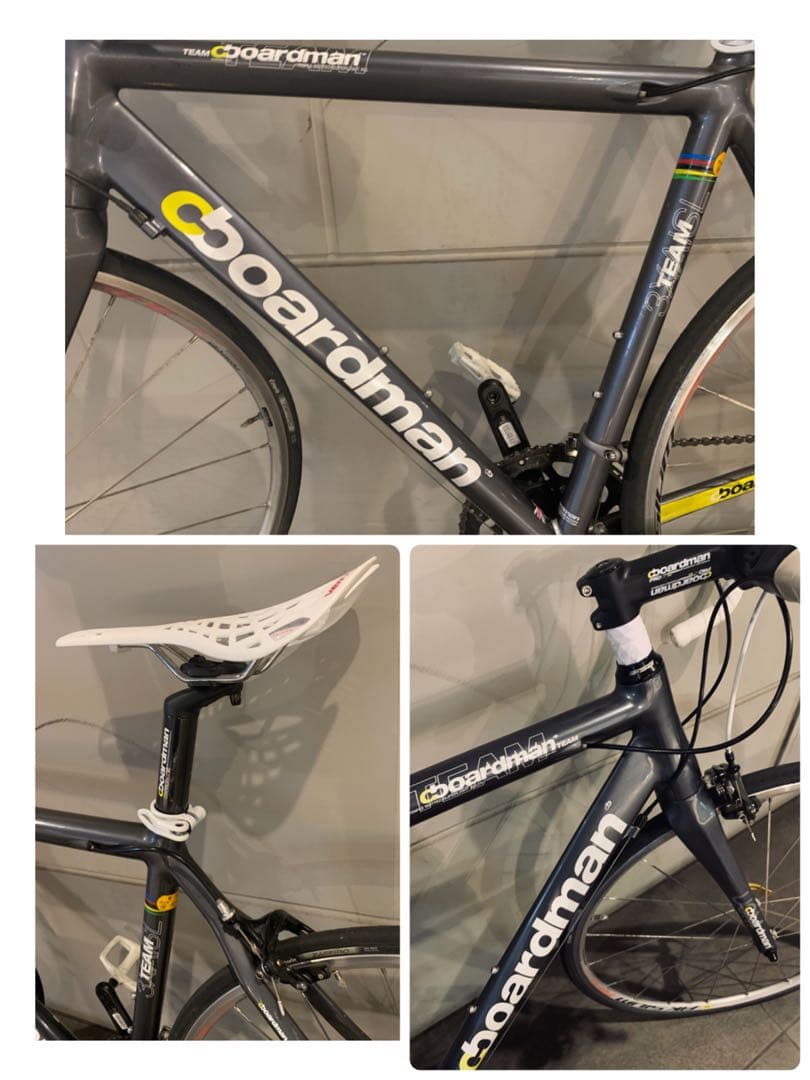 【送料込】英国ブランドbordmanロードバイク◆状態良！シマノ105