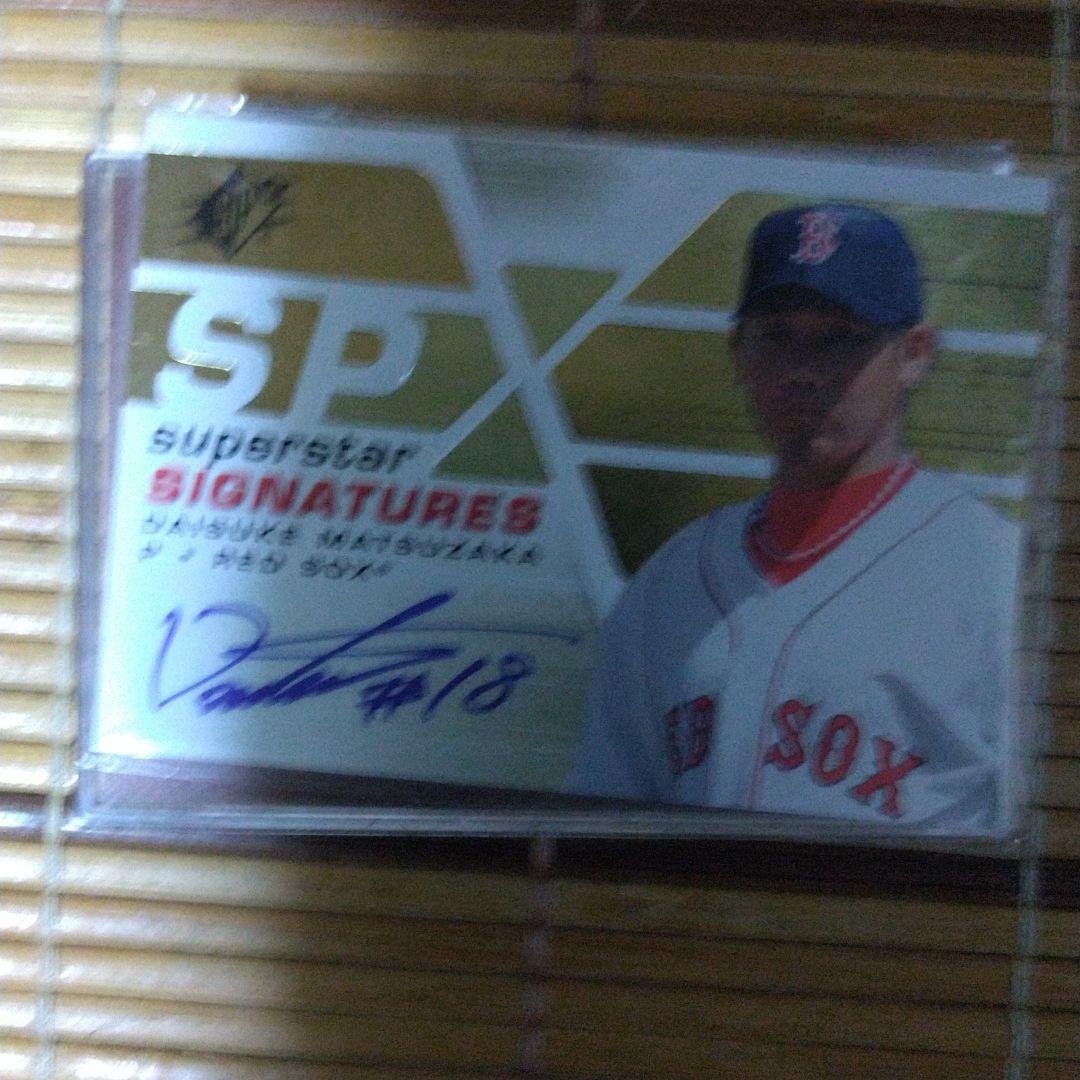 BostonREDSOX時代の松坂大輔投手の直筆サインカードです。
