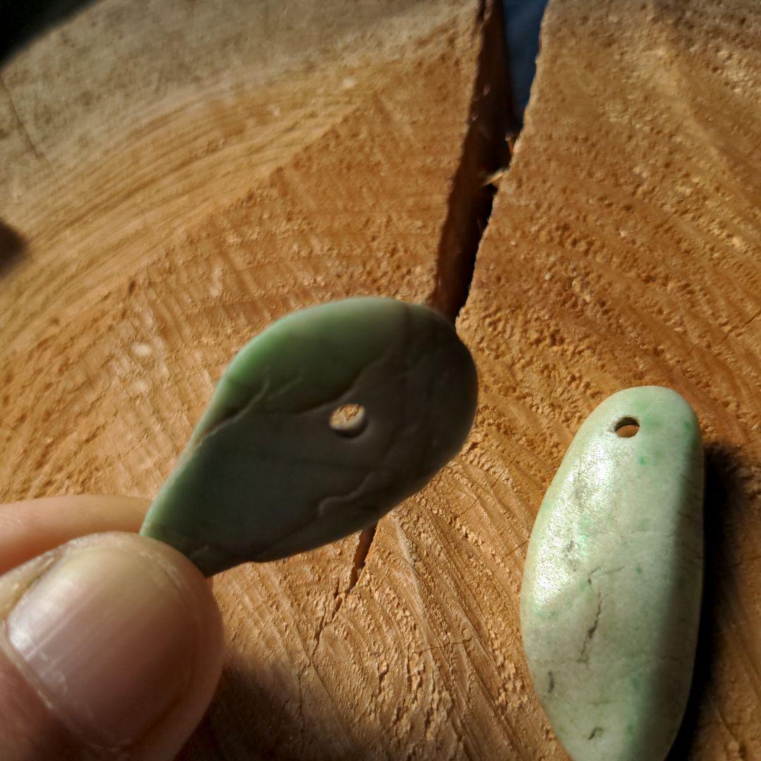 【縄文大珠】６個セット【糸魚川 翡翠】