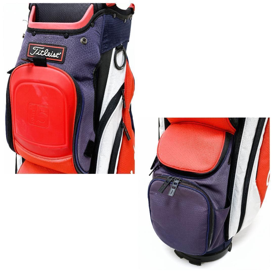 Titleist タイトリスト 15分割 キャディバッグ ゴルフバッグ 9.5型