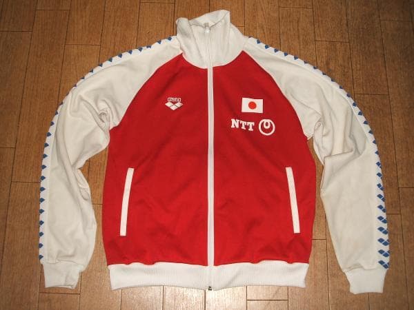 非売品★  JAPAN トライアスロンチーム ジャージ上★水泳,マラソン,自転車