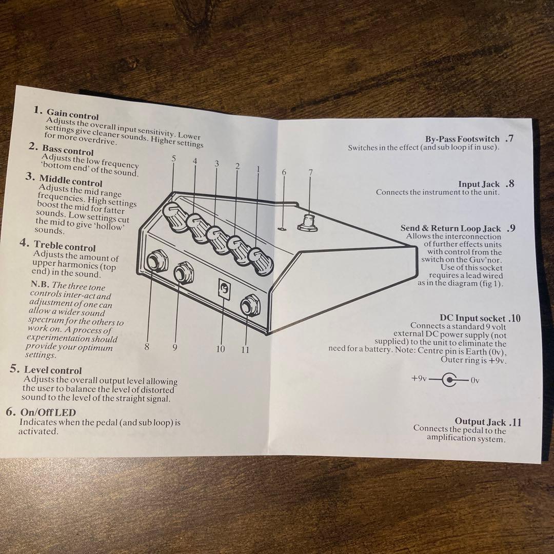 英国緑基盤‼️初期Marshall The Guv'nor‼️