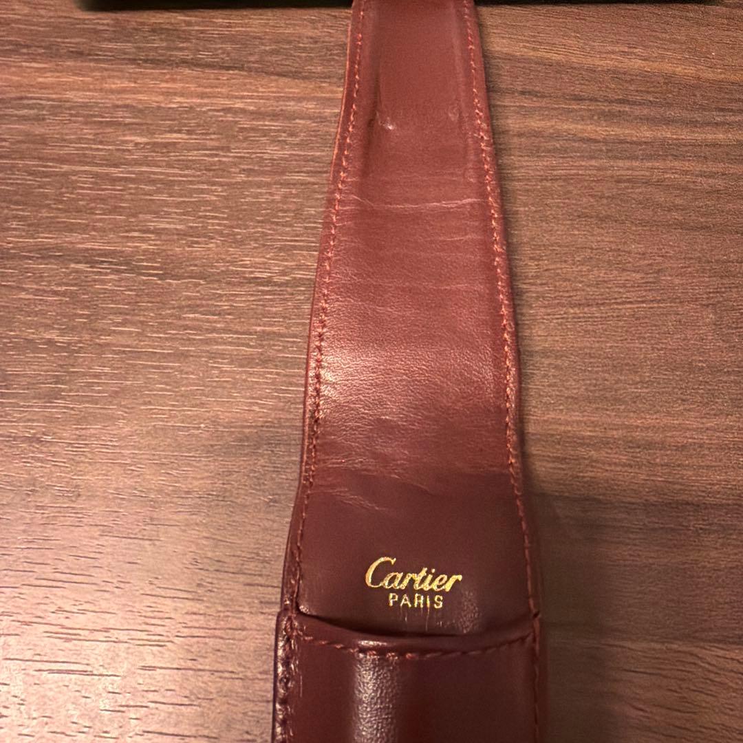Cartier ボールペン&シャープペンセット　レザーケース付