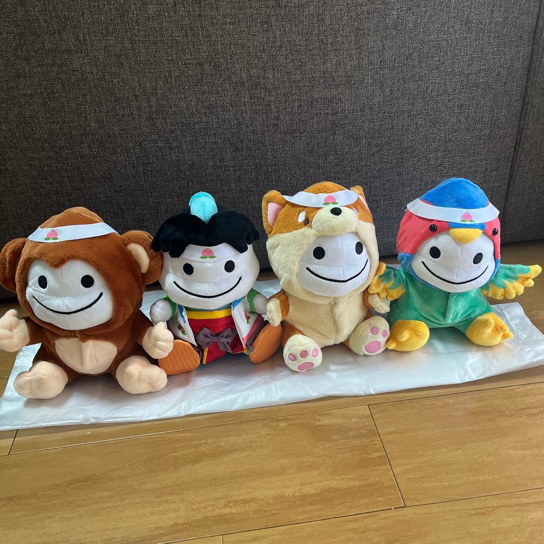 BIGOLIVE ゴーちゃん 桃太郎 限定ぬいぐるみ 犬 猿 雉 セット 美品