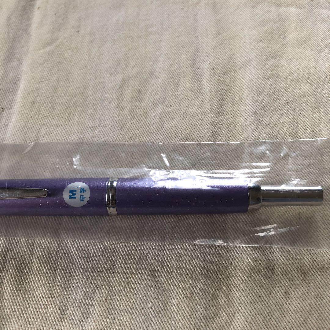 阪急百貨店限定キャップレス万年筆　デシモ　パールパープル　ラメ入り　中字Ｍニブ