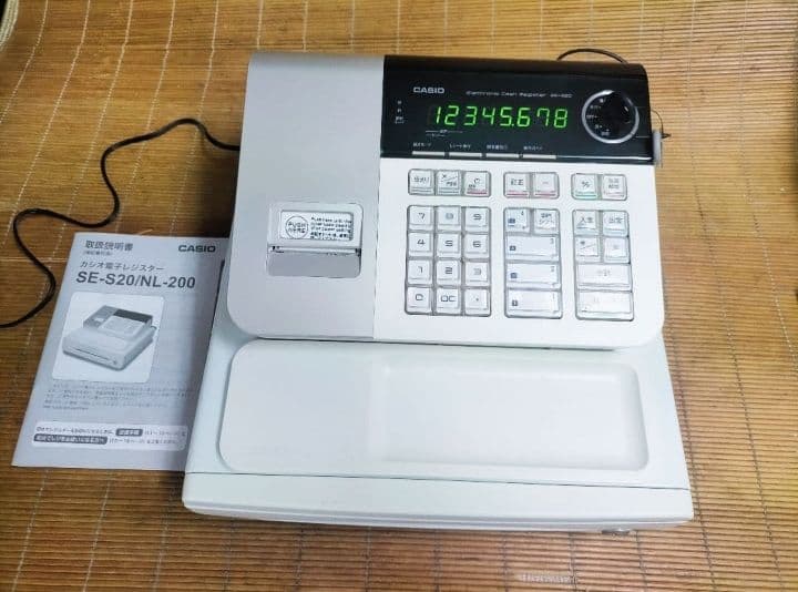 カシオレジスター　SE-S20/NL200　人気機種　送料無料　180992