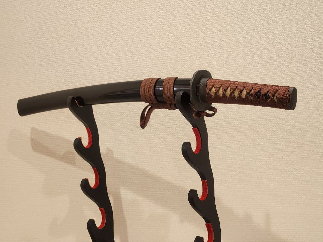 本漆塗 高級拵、脇差、高級模造刀