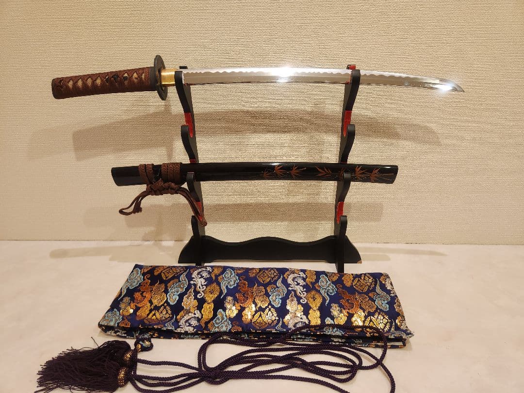 本漆塗 高級拵、脇差、高級模造刀