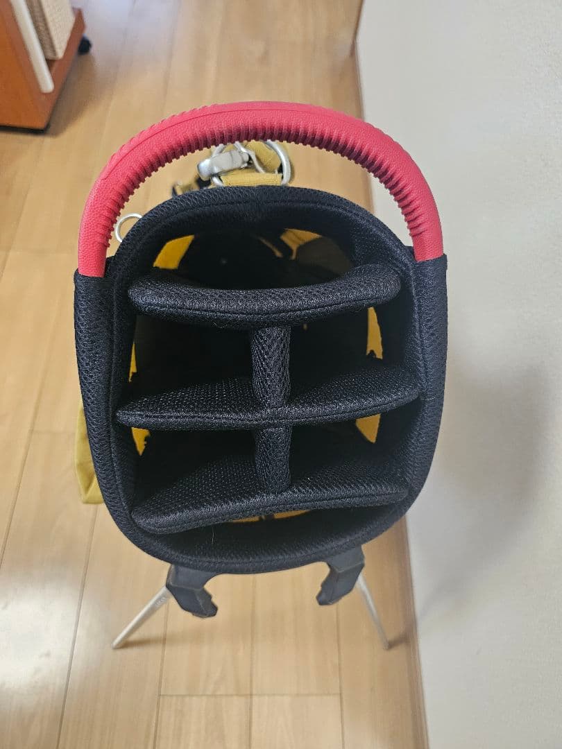 オノフ　スタンドキャディーバック　マスタード　６分割