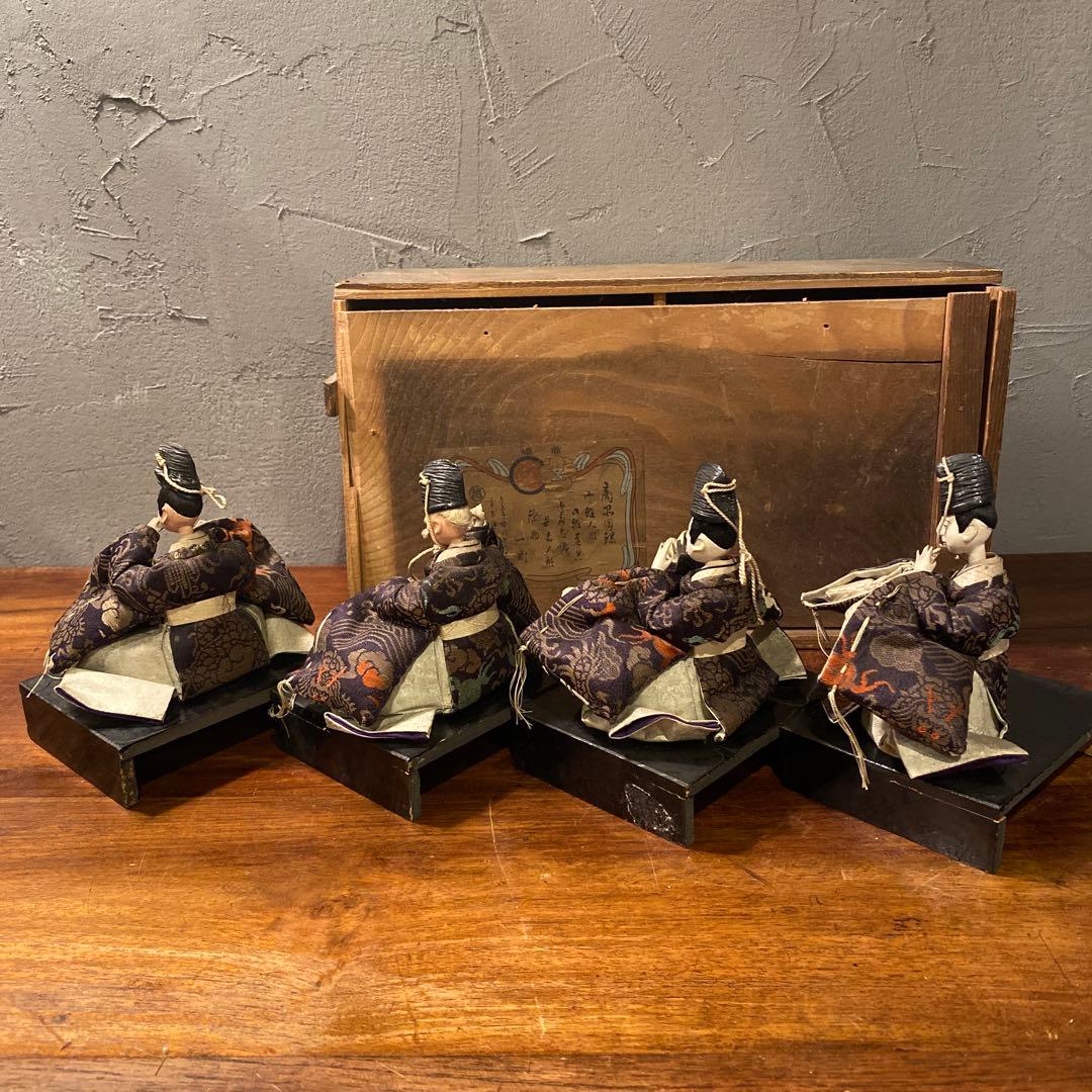 大正 三越 高砂人形 共箱付き 東照齊安新作 骨董品 古道具 コレクション