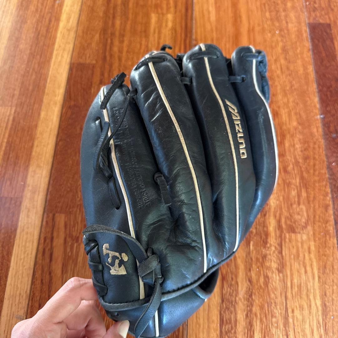 Mizuno プロフェッショナルモデル 野球グローブ 黒